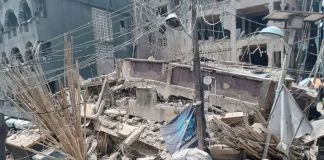 Panic in Lagos as Four-Storey School Building Collapses, Teachers and Students Escape