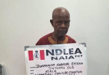 NDLEA Nabs 74-Year-Old Man With Large Cocaine Consignment at Abuja Airport