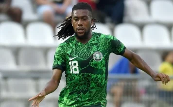 Alex Iwobi Reacts to Red Card, Commends Super Eagles Newcomers