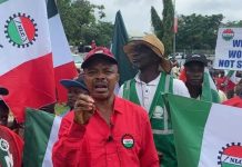 900 Workers Sacked: NLC Stages Protest at AEDC Hotels, Demands Reinstatement in 48 Hours