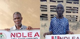 83-year-old, 78-year-old grandpas arrested for drug trafficking in Abia, Ekiti