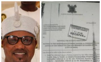 Lagos State Special Task Force Labels Ogun Monarch Oba Kazeem Salami a “Land Grabber” in Official Petition Response