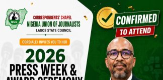 BOCA Energy Boss Set to Chair NUJ Lagos Correspondents’ Chapel Press Week for 2026