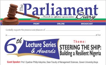 All Roads Lead to National Assembly as Parliament Diary Holds 6th Lecture Series, Honours Outstanding Nigerians