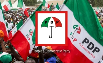Confusion In Plateau PDP As Turaki Faction Presents 2027 Governorship Certificate To Sunday Biggs