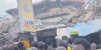 Many Trapped As Three-Storey Building Collapses In Lagos