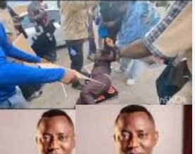 Protest: Sowore Collapses, Receives Emergency Medical Attention