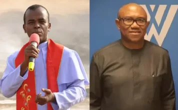 I Took Risks for Peter Obi – Fr Mbaka Speaks Out