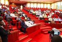 Drama In Senate As Senators Block Gbajabiamila, Governors And Ministers From Entering Chambers