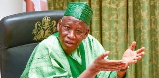 Ganduje Predicts Tinubu’s Victory, Says Atiku and Obi Lack Northern Support