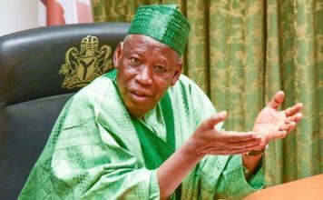Ganduje Predicts Tinubu’s Victory, Says Atiku and Obi Lack Northern Support