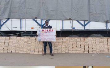 NDLEA intercepts Kano-bound tramadol shipments in Lagos, arrests 80-year-old grandpa