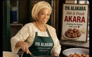 Tinubu’s Media Team Faces Mixed Reactions After Posting AI Image Of First Lady Selling Akara